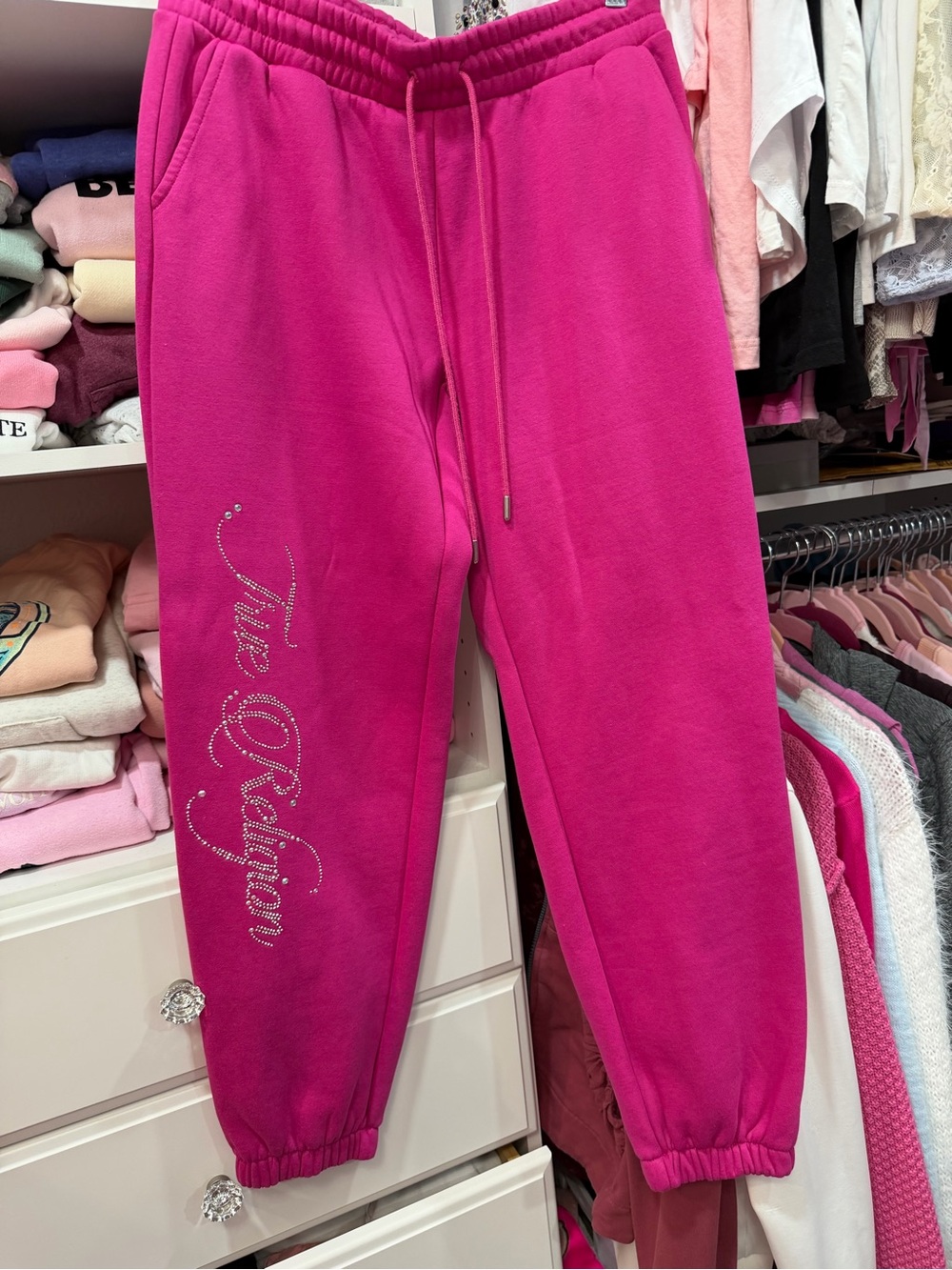 True Religion Bling Jogging Suit, small pants and jacket, MAKE OFFER! - Picture 2 of 9